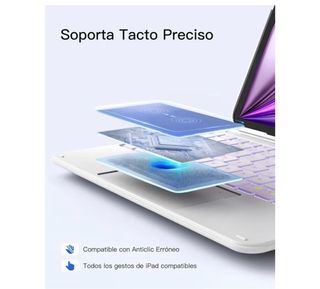 Teclado Inateck 7 Colores Retroiluminado iPad