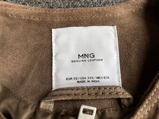 Cazadora Mango ante con flecos muy poco uso