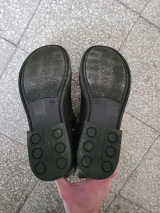 Stivaletti marroni similpelle donna