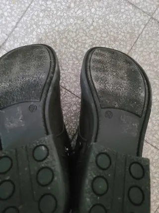 Stivaletti marroni similpelle donna