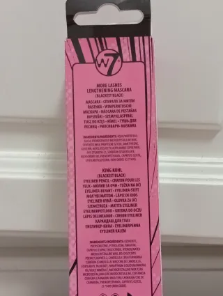 Set de máscara de pestañas y delineador de W7