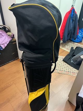 Bolsa de Golf Mizuno Negra y Amarilla