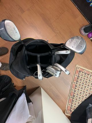 Bolsa de Golf Mizuno Negra y Amarilla