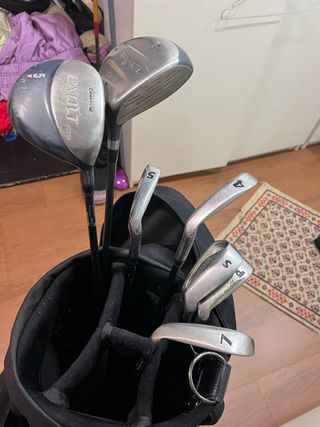 Bolsa de Golf Mizuno Negra y Amarilla