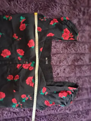 Top Zara Flores Rojas