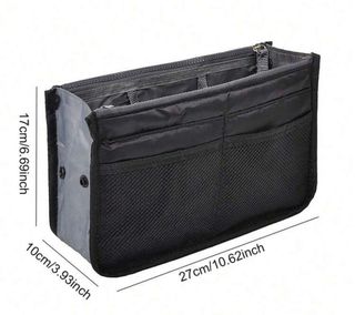 Organizador de bolso negro