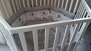 Parque infantil Roba hexagonal de madera con funda