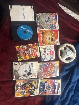 Nintendo Wii Bianca con Base di Carica e molto altro