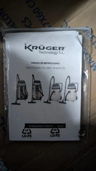 Aspiradora Profesional KRÜGER KRA774 ¡NUEVA!