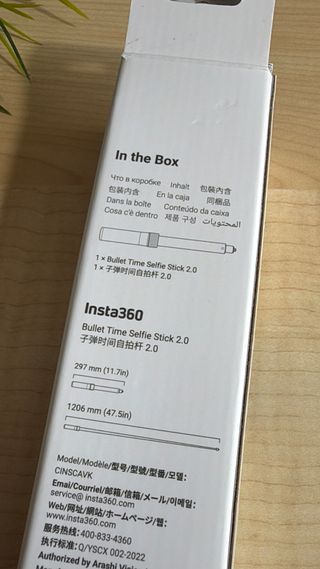 Insta360 Bullet Time Selfie Stick 2.0 Precintado