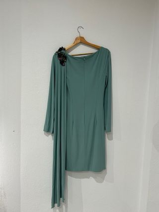 Abito verde azzurro Carla Ruiz