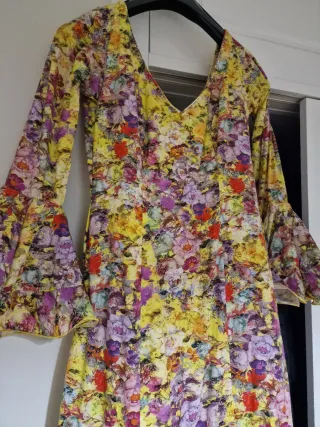 Traje de flamenca estampado floral