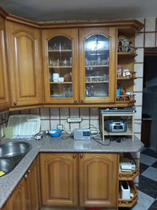 Muebles de cocina madera y metal