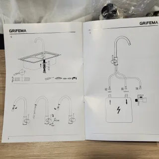 Grifo Cocina Grifema G4008-98 Baja Presión