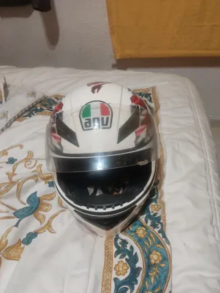 Casco Integral AGV K3 Un Flag uk White Talla M
