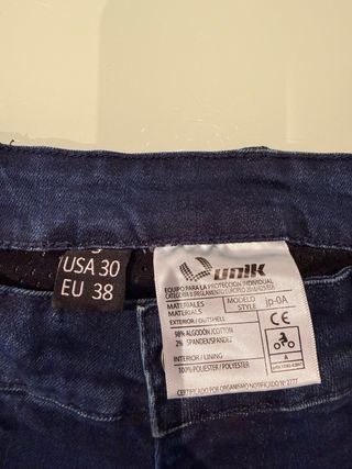 Pantalón Moto Mujer Kevlar Azul
