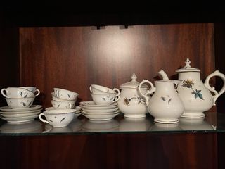 Juego de te-café de porcelana