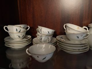 Juego de te-café de porcelana