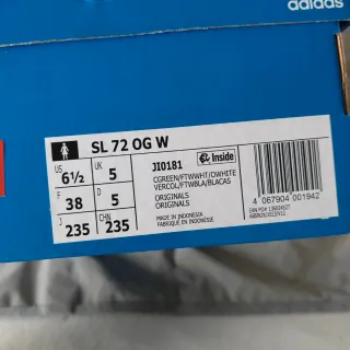 Zapatillas Adidas Verdes y Blancas