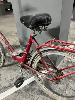 Bicicleta BH paseo antigua roja