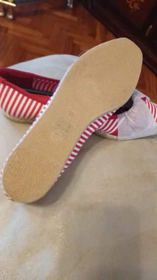 Zapatillas Esparto Dulce Rubio Talla 38