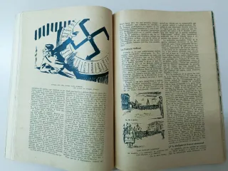 Tomo antiguo blanco y negro encuadernados