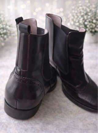 Botín Chelsea Mujer Talla 39 Negro