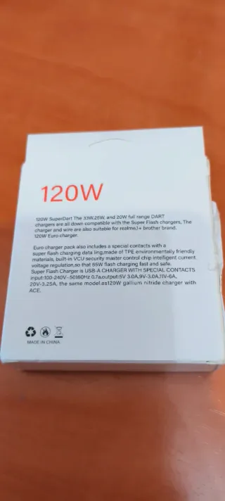 Cargador 120W USB A a C