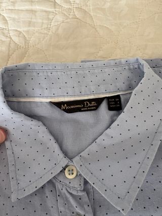 Camisa Massimo Dutti Azul nueva