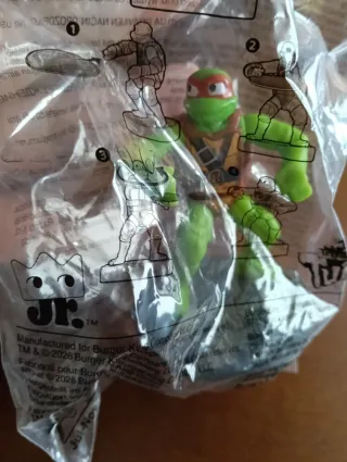 Muñeco Tortuga Ninja Burger King