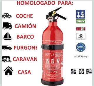 Extintor de Polvo ABC 1kg
