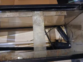 Pecera grande de cristal