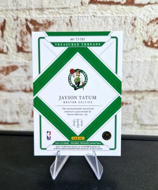 Jayson Tatum Panini National Treasures Threads /99