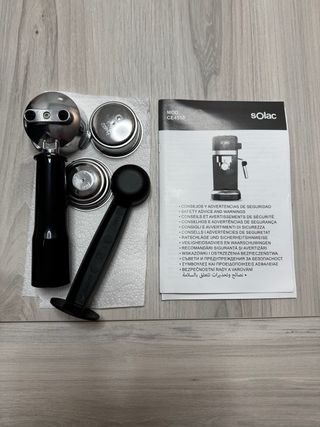 Cafetera Solac Espresso Taste Slim Black