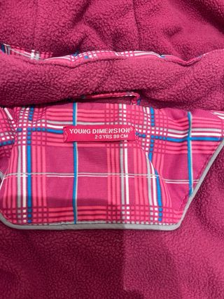 Cazadora nieve infantil