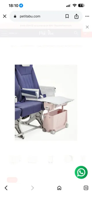 Maleta Stokke Jetkids BedBox especial para viajes