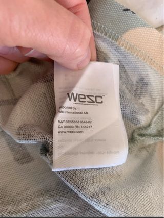 Polo WESC Talla M Palmeras