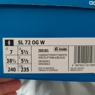 Zapatillas Adidas Verdes Talla 38'5