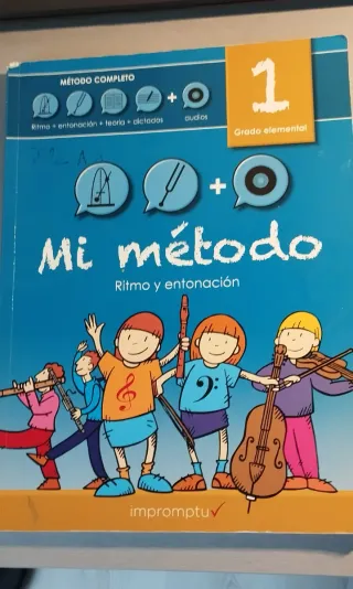 Libro lenguaje musical Mi Método 1: Ritmo y Entona