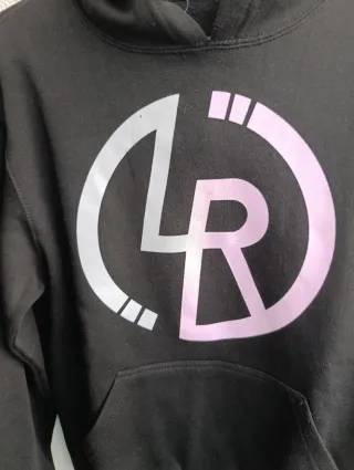 Talla S Sudadera Alex Segura LR Negra y Rosa