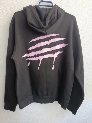 Talla S Sudadera Alex Segura LR Negra y Rosa
