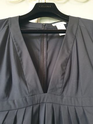 Celine Paris Abito Midi MC Donna Cotone Stretch M