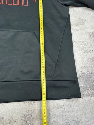 Sudadera Puma Negra con Capucha Roja