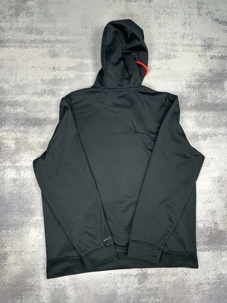 Sudadera Puma Negra con Capucha Roja