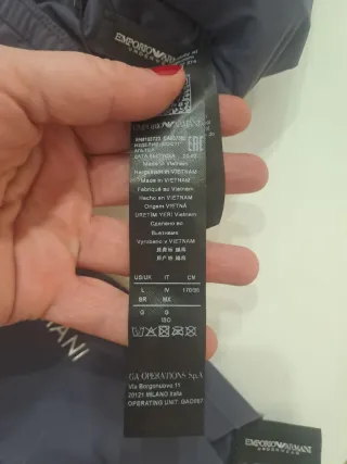 Conjunto deportivo Emporio Armani