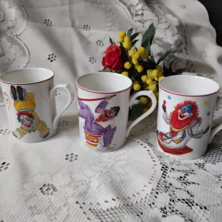 OFFERTA 🇬🇧 Set 3 Tazze Mug Roy Kirkham Clown