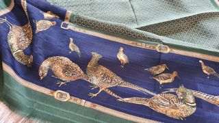 Lotto 3 foulard vintage lana e seta + sciarpa