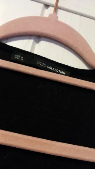 Blusa Sfera tirantes negra Talla M