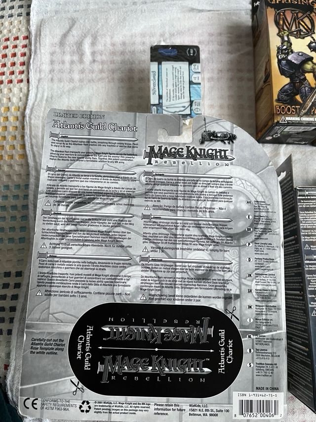 Lote Mage Knight Uprising Booster Packs