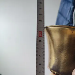 Lámpara colgante de cristal y metal